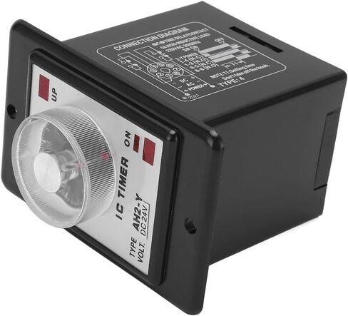 Fafeicy Time Relay with ABS Brass Material 0-30S Power On Delay for CNC Lathe Automation Equipment (24VDC) in Kuwait