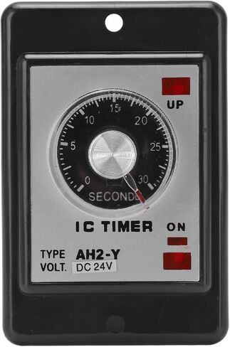 Fafeicy Time Relay with ABS Brass Material 0-30S Power On Delay for CNC Lathe Automation Equipment (24VDC) in Kuwait