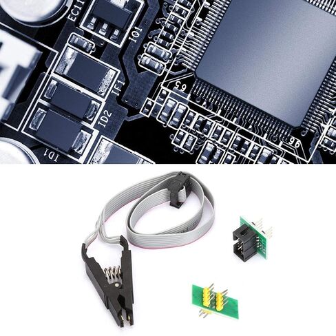 POCREATION Flash Chip Ic Adapter, 5250 5250 B2Sgq0Q Sop8 St Sop8 Sop8/ Programming Socket Board Cable, Spo8 Adapter, Spo8 Adapr, B2Sgq0Q, B2Sgq0Q for 25 24C 93C, Connect Sop8-Dip8 Online in Kuwait