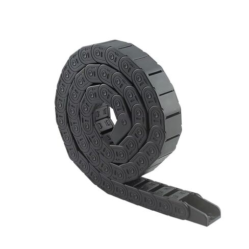 Cable Drag Chain 7 * 7 10 * 10 15 * 20 15 * 30mm 1M Non-Opening Semi-Enclosed Plastic Drag Chain Transmission Drag Chain(10x10 mm) in Kuwait