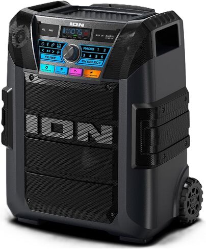 مكبر صوت حفلات بلوتوث محمول من Ion Audio Tailgater XL مع ميكروفون كاريوكي وراديو Fm (متجدد) in Kuwait