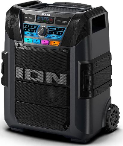 مكبر صوت حفلات بلوتوث محمول من Ion Audio Tailgater XL مع ميكروفون كاريوكي وراديو Fm (متجدد) in Kuwait