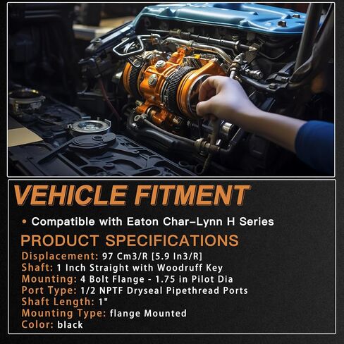 محرك هيدروليكي 101-1003-009 متوافق مع سلسلة Eaton Char-Lynn H 1011003009 101-1003 1011003 in Kuwait