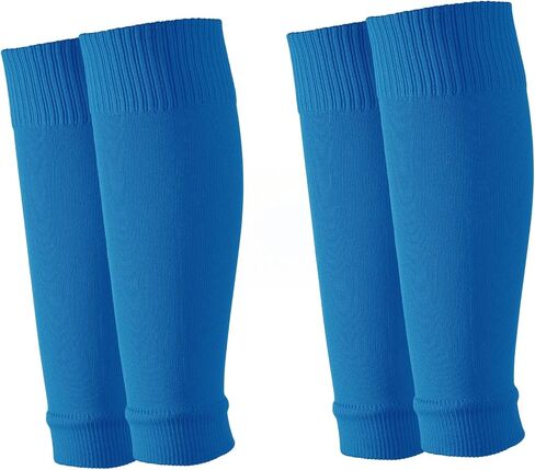 2 Pairs Soccer Leg Sleeves Socks Athletic Socks for Men Women Football Baseball Softball Rugby in Kuwait