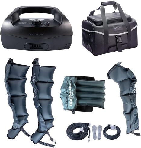 DOCTOR LIFE Full Body Recovery System : Sequential Air Compression Device, Foot and Leg Recovery Boots, Arm and Waist, Improved Blood Circulation and Fast Recovery (SP-1000, 2XL) in Saudi Arabia