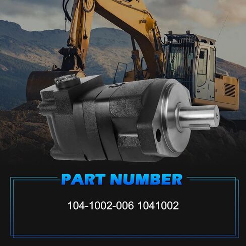 104-1002-006 | 104-1002 Hydraulic Motor | Direct Replacement for Eaton Char-Lynn 2000 Series | Cast Iron High Torque | Displacement 100cc/r | Maximum Pressure 275BAR | 2 Bolt Flange Mount | in Kuwait