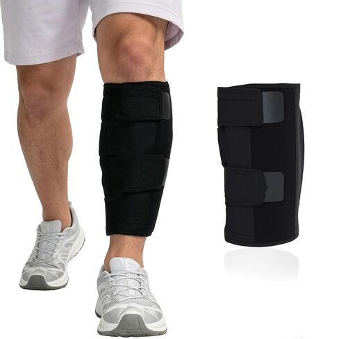 Calf Brace Compression Wrap, Adjustable Shin Splint Support for Men & Women, Lower Leg Calf Sleeve for Running, Walking, Hiking, Training, Comfortable Neoprene Calf Support in Saudi Arabia