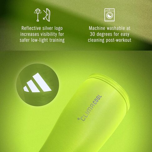 adidas Climacool Compression Calf Sleeves - Lucid Lemon - L/XL in Kuwait