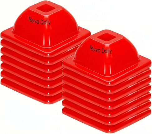 2" (15, 30 Pcs) Heavy Duty Agility Training Cones for Sports Agility Cones Outdoor Games Mini Flexible PVC Cone for Coaching Soccer Basketball Drills Bike Motorcycle in Kuwait