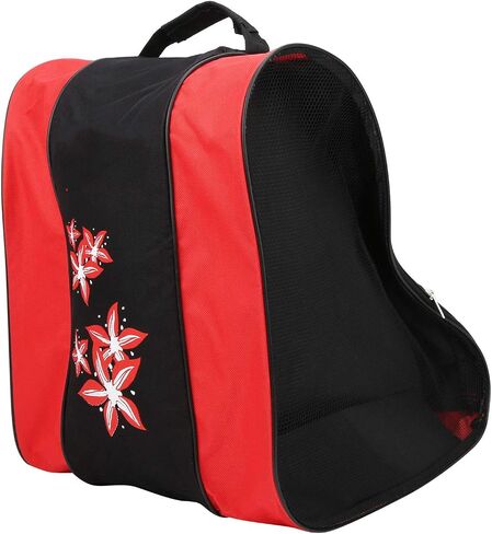 Large Capacity Waterproof Nylon Roller Skating Backpack for Roller Skates Inline Roller Skates Red Blue Pink in Kuwait