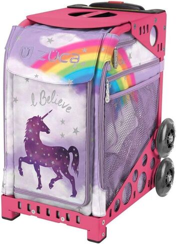 ZUCA Unicorn Sport Insert Bag with Sport Frame, Pink in Kuwait