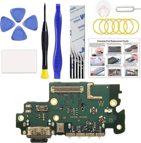 for Galaxy A53 5G USB Charging Board Port Replacement, SM-A536U SM-A536U1 Type C Dock Board Connector for Samsung A53 5G with Tools & Instruction in Kuwait