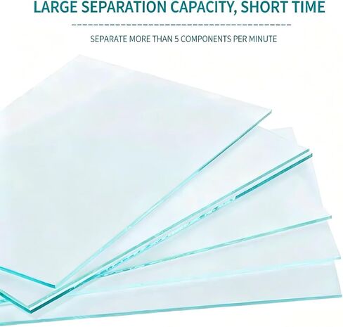 Glass Backed TLC Classical Silica Gel Plate, 20 x 20 cm Thin Layer Chromatography Analytical Plate with Silica Gel, Pack of 10 in Kuwait
