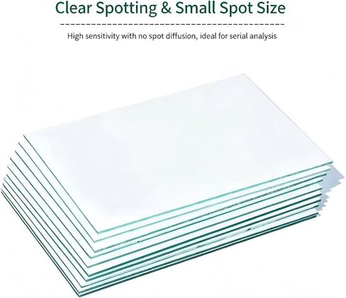 Glass Backed TLC Classical Silica Gel Plate, 20 x 20 cm Thin Layer Chromatography Analytical Plate with Silica Gel, Pack of 10 in Kuwait