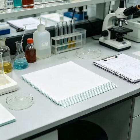 Glass Backed TLC Classical Silica Gel Plate, 20 x 20 cm Thin Layer Chromatography Analytical Plate with Silica Gel, Pack of 10 in Kuwait
