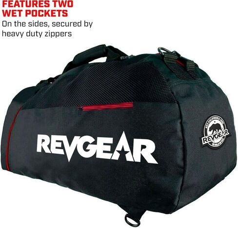 Revgear Convertible Duffel Backpack: Waterproof Gym Bag for Men & Women, Perfect Weekender, Travel, or Overnight Bag, Ideal for Gym Equipment & Personal Travel Essentials in Kuwait