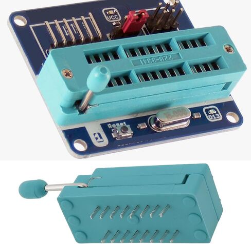 2Pcs 16Pin IC Test ZIF Socket for Microcontroller Chips Breadboards Circuit Boards in Kuwait