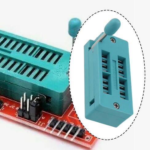 2Pcs 16Pin IC Test ZIF Socket for Microcontroller Chips Breadboards Circuit Boards in Kuwait