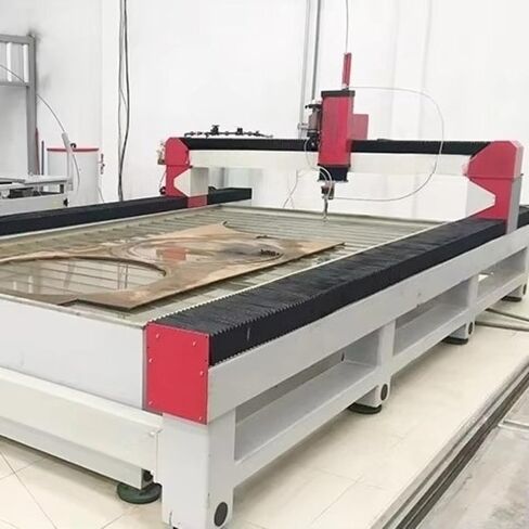 آلة القطع بنفث الماء ذات 5 محاور CNC القاطع المائي النفاث للمعادن، الألومنيوم، الفولاذ، الرخام، الكوارتز، الزجاج، نظام القطع للورش الصناعية والمهندسين in Kuwait