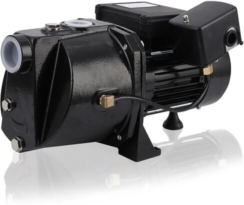 1.75 HP Shallow Well Jet Pump, 2070 GPH Cast Iron Above Ground Booster Water Transfer Pump, 115V/230V Dual Voltage, for Garden Irrigation Lawn Sprinkling Farm Draining, Depth Up to 25 ft in Kuwait