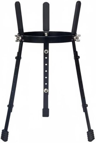 predolo African Drum Stand Universal Fit African Hand Drum Stand قابل للتعديل ارتفاع قرع الأجهزة للمبتدئين، أداء المرحلة، 11-12 بوصة، مثلث الجلوس in Kuwait