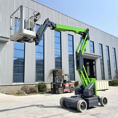 Mini Portable Hydraulic Crane & Self-Propelled Telescopic Boom Lift – Wheeled/Crawler Lifting Crane, 8–16m Height Aerial Work Platform for Construction, Industrial & Rental Use in Kuwait