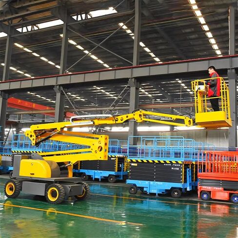 Trailer Mounted Boom Lift Towable Boom Lift Telescopic Boom Lift, Aerial Platform for Building Maintenance and Indoor Outdoor Work in Saudi Arabia