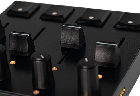 Grid PBF4 Modular MIDI Controller – 4 Faders, 4 Knobs & 4 Gateron Hall Effect Switch Buttons – Programmable USB-C Macro Pad for Music, Video Editing & Streaming – Mac, PC & Linux in Kuwait