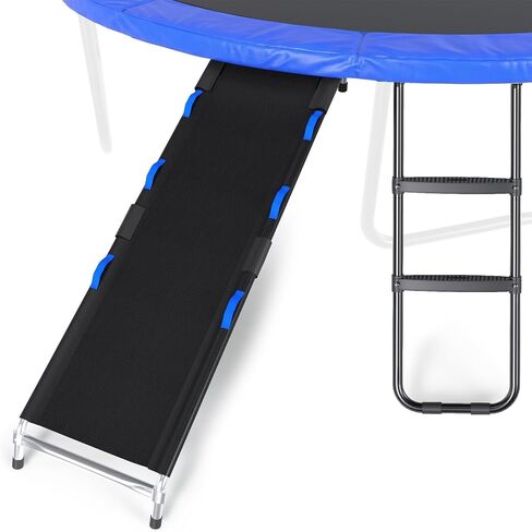 Trampoline Ladder Slide Kit, Trampoline Accessories Includes Slide and Ladder for Children to Climb and Slip Down in Kuwait