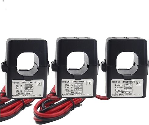 3 قطعة سبليت الأساسية محول التيار المشبك الاستشعار KCT-24 الاستشعار الحالي 100A 200A 300A 400A(3 قطعة 300 (5A)) in Saudi Arabia