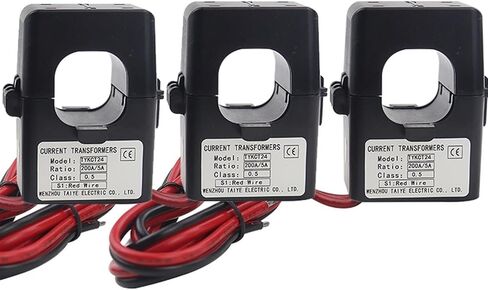 3PCS Split core Current Transformer clamp CT Sensor KCT-24 Current Sensor 100A 200A 300A 400A CT(3PCS 200 (5A)) in Kuwait