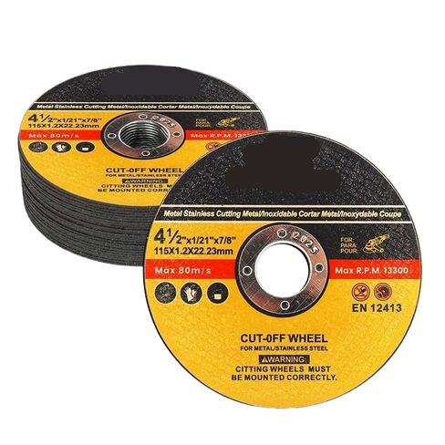 Metal Cutting Disc 115mm Blade Grinding Sanding Cut Off Circle Wheels Saws Blades Electric Angle Grinder Accessories(5 x Cutting disc) in Kuwait