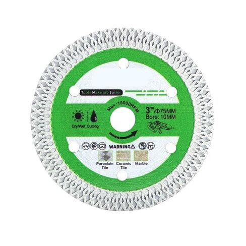 Dia75mm X Mesh Saws Blade Bore10mm Tile Cutter Marble Masonry Brick Ceramic 3inch Hand Cutting Disc Cut Plate 1Pcs in Kuwait