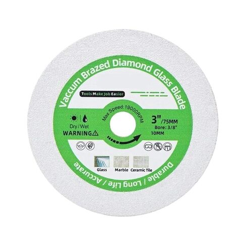 75mm Saws Blade Cutting Glass Jade Marble Tile Hand Tool Mini Angle Grinder 3Inch Plate Grinding Disc 1Pcs in Kuwait