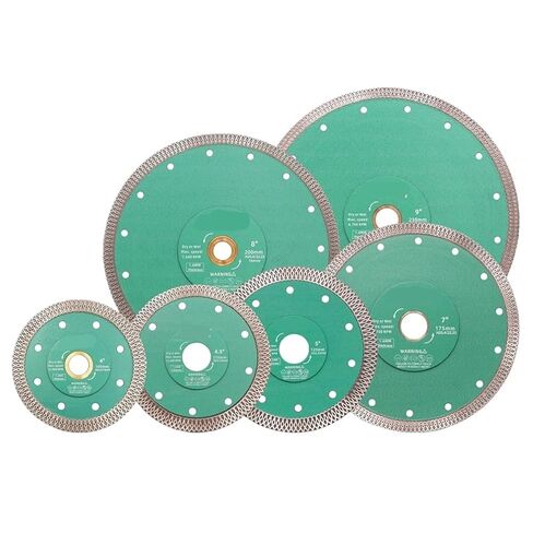 Cutting Disc Tile Saws Blade Cutter Porcelain Marble Ceramic Granite Reinforced Core X Mesh Turbo 4-12inch Cut Plate 1Pcs(230mm) in Kuwait