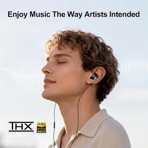 1MORE in Ear Headphones, Hi-Res Tirple Driver Earphones, Dynamic Driver+2 Balanced Armatures, MEMS Microphone, Wired IEM Earbuds for Audiophiles Gaming Music Video Calling in Saudi Arabia