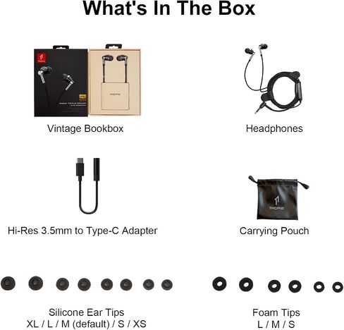 1MORE in Ear Headphones, Hi-Res Tirple Driver Earphones, Dynamic Driver+2 Balanced Armatures, MEMS Microphone, Wired IEM Earbuds for Audiophiles Gaming Music Video Calling in Saudi Arabia