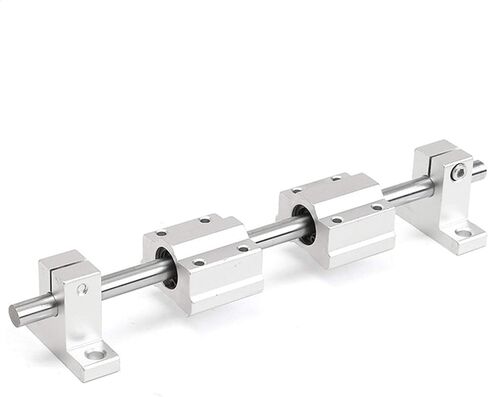 Professional 10Pcs/Set 8mm Diameter 200-800mm Linear Rail Shaft Rod with Bearing Guide Support and SCS8UU Block CNC Parts(500mm) in Saudi Arabia