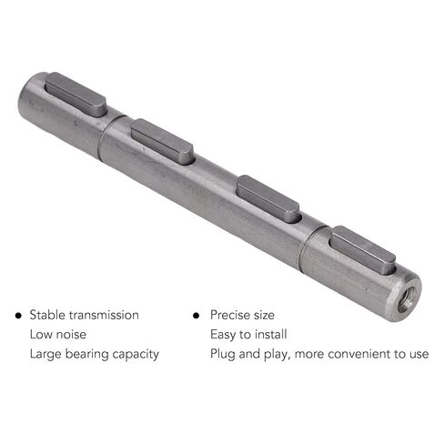 Reducer Double Output Shaft, 14mm Diameter 128mm Length Stepper Motor Dual Output Shaft Alloy Steel Output Shaft in Kuwait