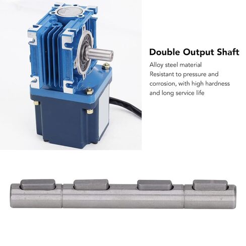Reducer Double Output Shaft, 14mm Diameter 128mm Length Stepper Motor Dual Output Shaft Alloy Steel Output Shaft in Kuwait