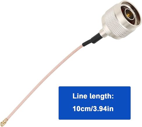 ECSiNG 2pcs N Male to U.FL IPEX1 UMC RG316 Pigtail Cable 10 cm 6 GHz Compatible with Meshtastic in Kuwait
