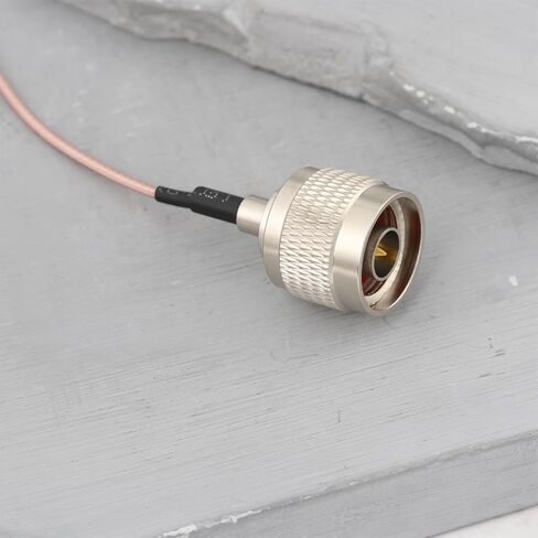 ECSiNG 2pcs N Male to U.FL IPEX1 UMC RG316 Pigtail Cable 10 cm 6 GHz Compatible with Meshtastic in Kuwait