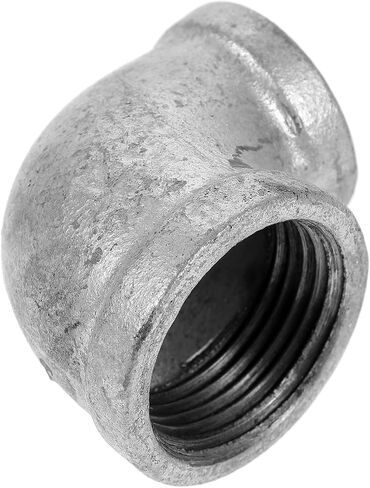 Iron Elbow Fitting Connector 1 Inch to 3/4 Inch Pipe Angle with Threaded Iron Construction, Lightweight and Easy to Install for DIY Project and Home Use in Kuwait