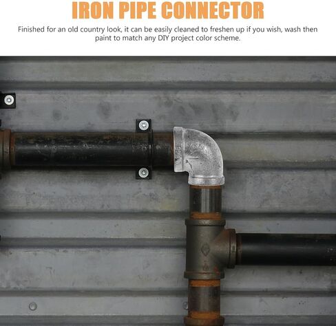 Iron Elbow Fitting Connector 1 Inch to 3/4 Inch Pipe Angle with Threaded Iron Construction, Lightweight and Easy to Install for DIY Project and Home Use in Kuwait