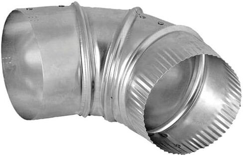 Replacement for fits E4E24ZW Aluminum Elbow 4 inch Elbow Duct Connector Dundas Jafine in Kuwait