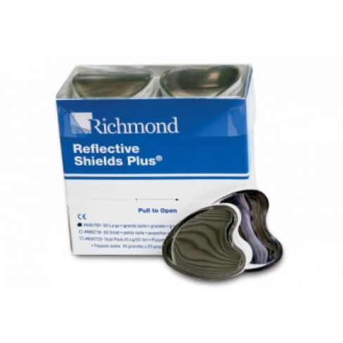 Richmond Dental 600720 Reflective Shields Plus Dual Moisture Abatement Pads 25/LG 25/SM in Kuwait