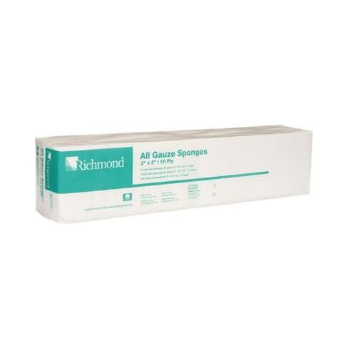 Richmond Dental 300430 All Gauze Sponge 2 X 2 8-Ply Non-Sterile 2500/Pk in Kuwait