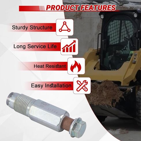Pressure Relief Valve, RE516335 Replacement for Engine 4045 6068 Tractor 5105M 5090R 5100R Backhoe Loader 310J 310K 310L Common Rail Pressure Relief Valve in Kuwait