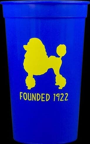 Sigma Gamma/Γ Rho Plastic Stadium Cups [10 Per Pack - Blue - 22 oz.] - ID#39955 in Kuwait