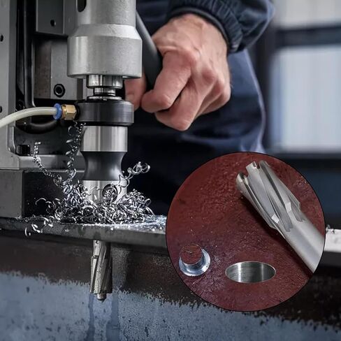 TCT Annular Cutter, 1-1/4" Diameter and 2INCH Depth, Universal Shank Compatible with 3/4" Weldon Shark and Other Standard Tool Holder in Saudi Arabia